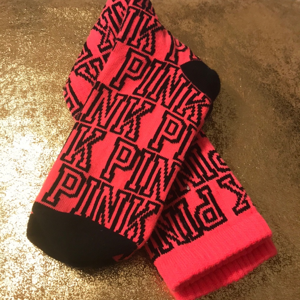 Pink long socks